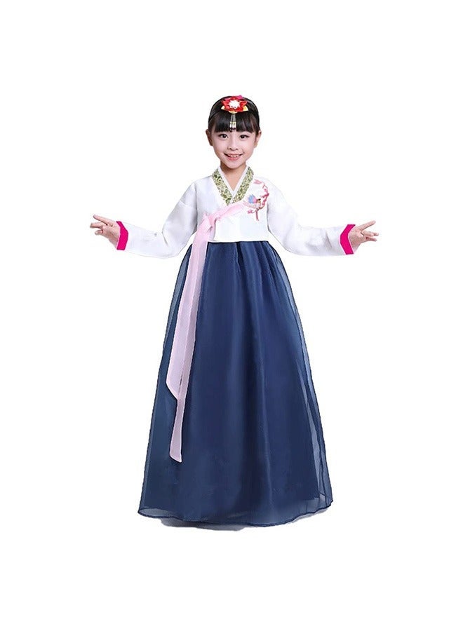 general Gril KoreanTraditional Long Sleeve Hanbok Dress Cosplay Costume - Image 1
