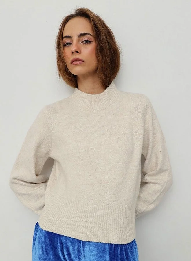 Beige Pullover for Women