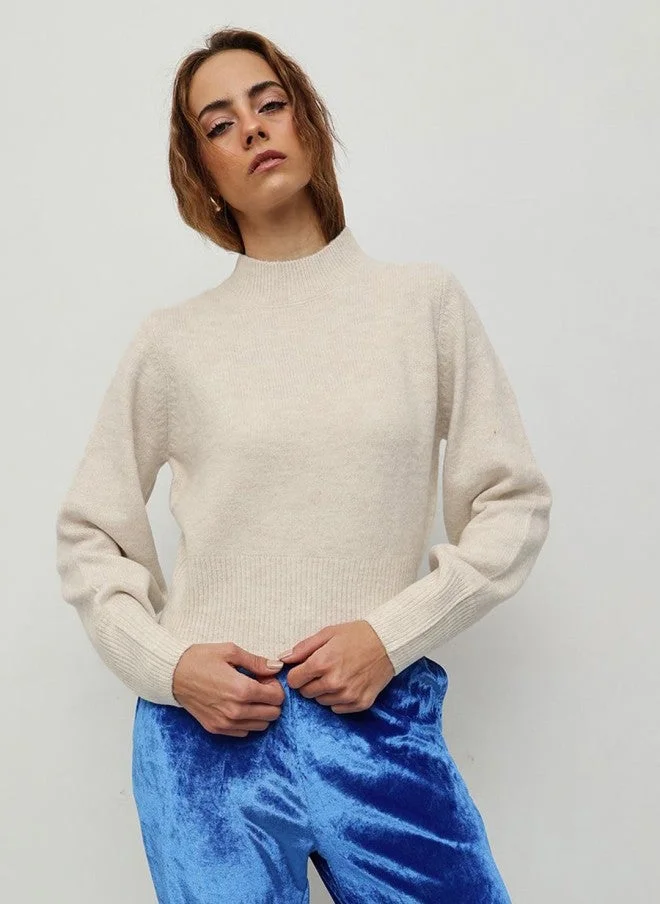 STREET 9  Beige Pullover for Women for Women | Best Price UAE