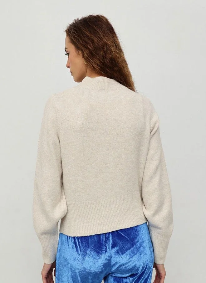 STREET 9  Beige Pullover for Women for Women | Best Price UAE