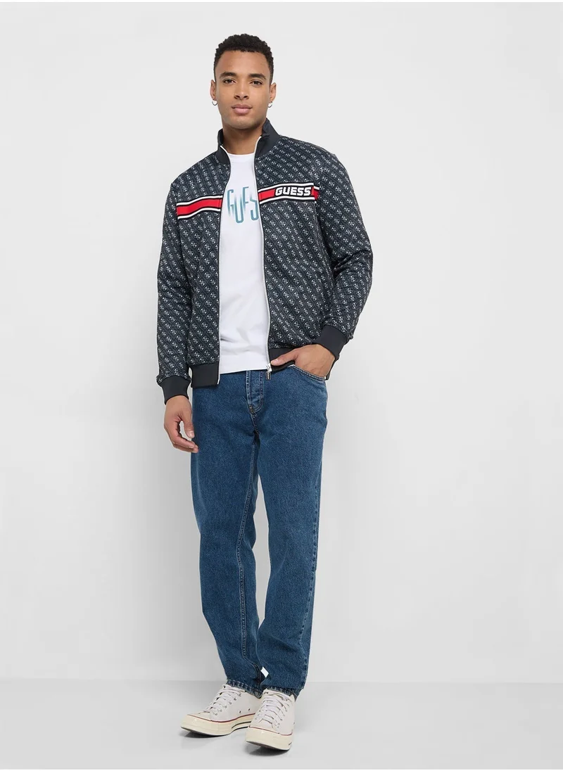 GUESS Korbin Zip Through Sweatshirt