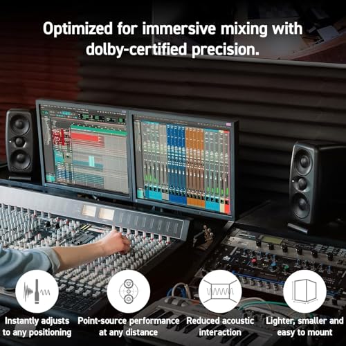 IK Multimedia iLoud MTM MKII (Pair Plus ARC mic) Compact Studio Monitor with Built-in ARC Room Correction, Speaker Emulation, 200W Power - Image 5