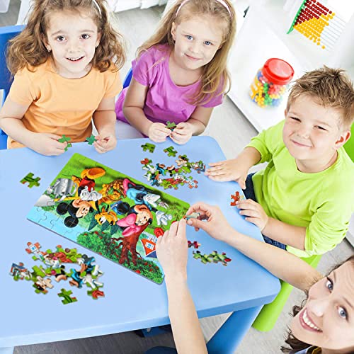 LELEMON Puzzles for Kids Ages 4-6, 60 Piece Puzzles for Kids Ages 3-5 in a Metal Box, Educational Jigsaw Puzzles Childrens Puzzle Games Puzzle Toys for Girls and Boys - Image 5
