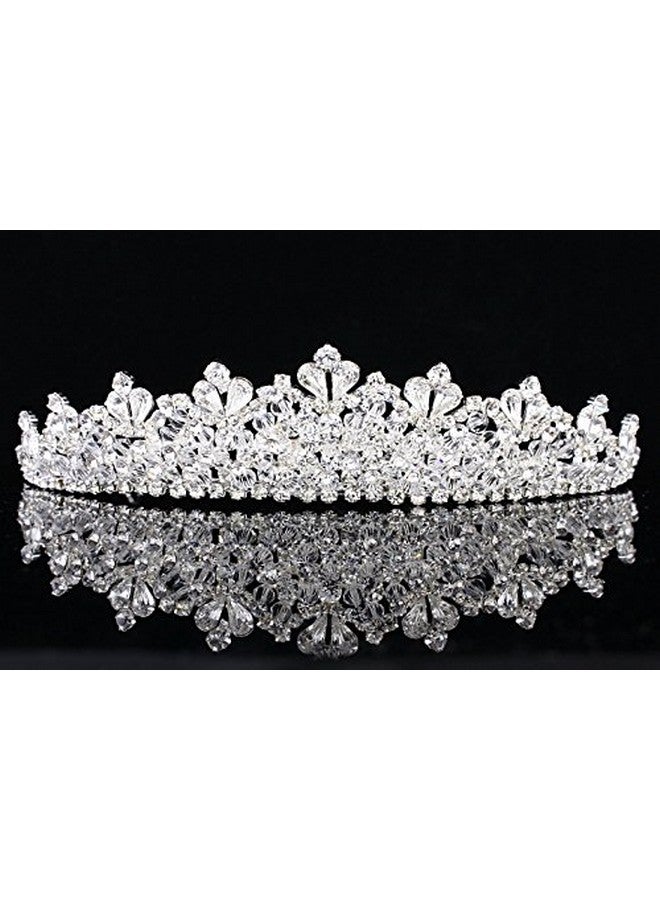 SAMKY Handmade Bridal Pageant Rhinestone Crystal Prom Wedding Tiara Crown T934 - Image 3