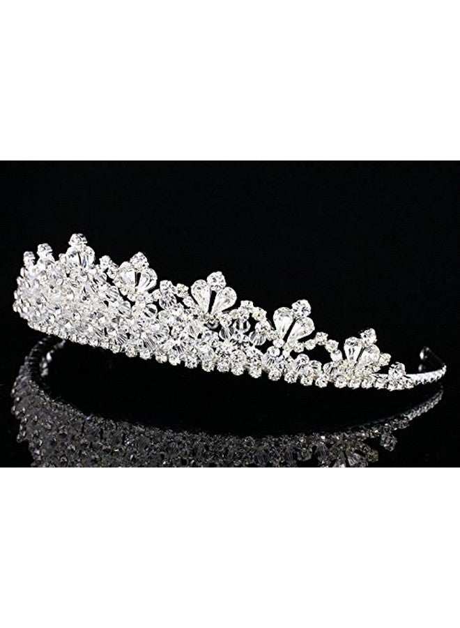 SAMKY Handmade Bridal Pageant Rhinestone Crystal Prom Wedding Tiara Crown T934 - Image 5