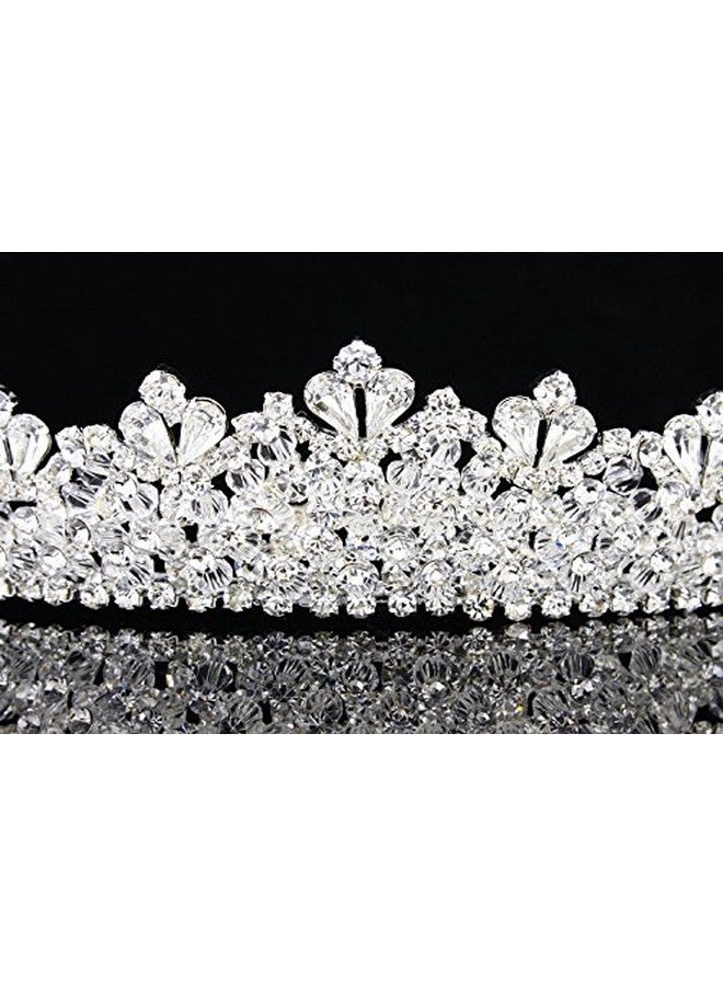 SAMKY Handmade Bridal Pageant Rhinestone Crystal Prom Wedding Tiara Crown T934 - Image 4