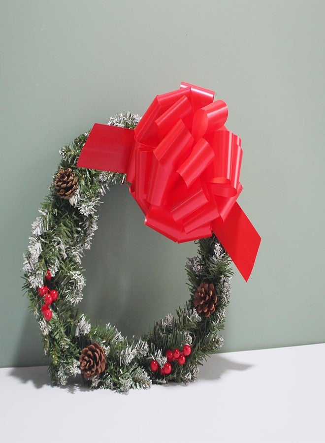 HQJAXJ 9 inch Large Red Pull Bow,6pcs Pull Bows for Gift Wrapping,Easter,Gift Baskets,Birthday Parties,Table Decorations,Valentine's Day,Christmas and Other Gift and Scene Decorations (Red - Image 3