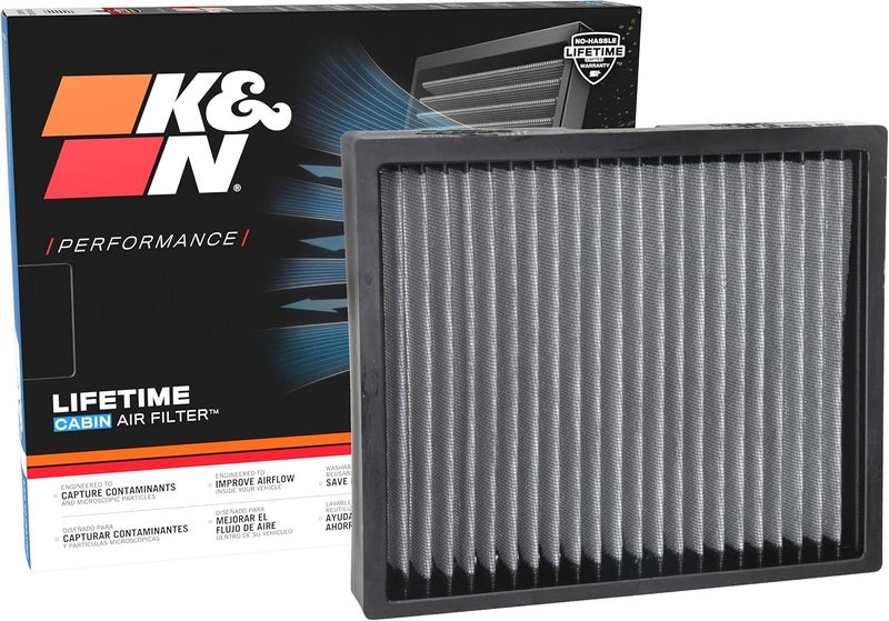 Kn LIFETIME Cabin Air Filter: Premium, Washable, Clean Air for your Cabin: Compatible with 2014-2025 Acura/Buick/Chervolet/Cadillac: (See Product Description for Select Models), VF2071 - Image 1