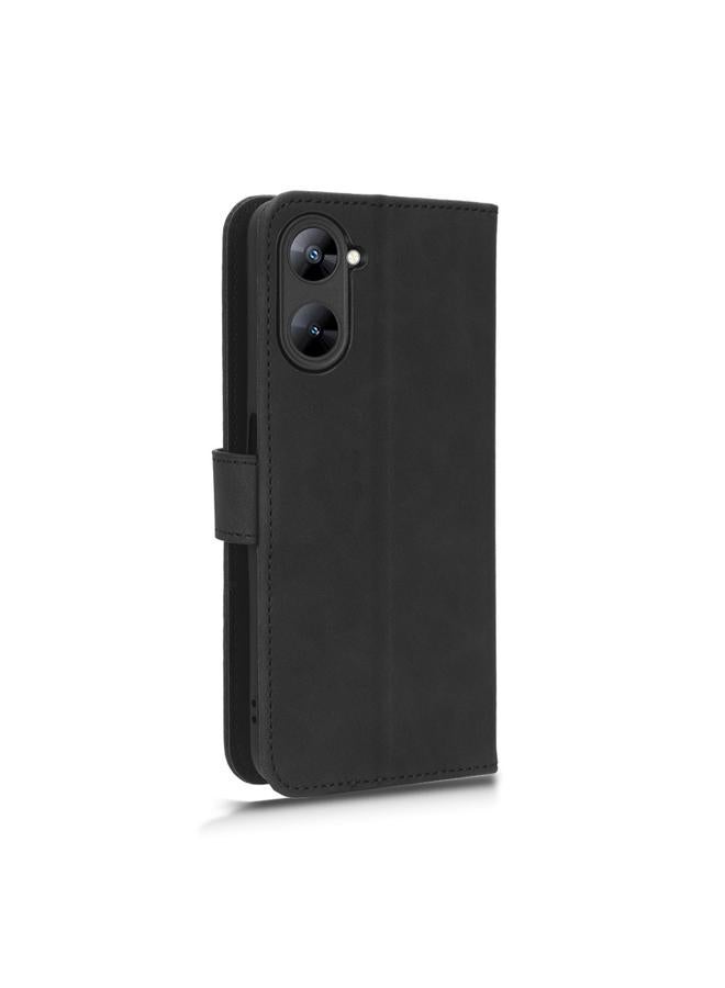 اس-توب جراب لهاتف Realme V30 / V30T جراب هاتف جلدي قابل للطي بملمس مغناطيسي - Image 3