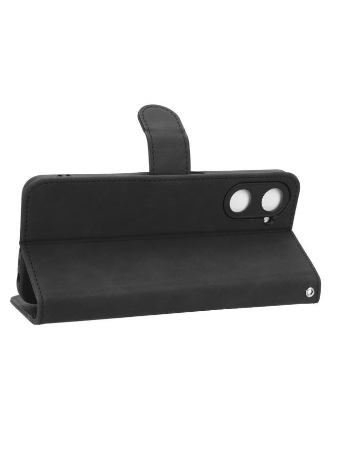 اس-توب جراب لهاتف Realme V30 / V30T جراب هاتف جلدي قابل للطي بملمس مغناطيسي - Image 5