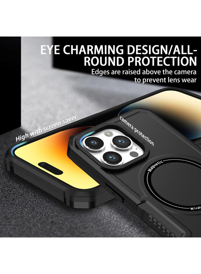 اس-توب جراب لهاتف iPhone 15 Pro Max مقاوم للصدمات مع جراب MagSafe للهاتف - Image 3