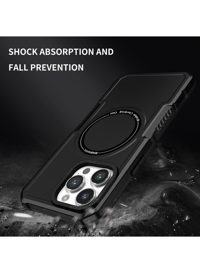 اس-توب جراب لهاتف iPhone 15 Pro Max مقاوم للصدمات مع جراب MagSafe للهاتف - Image 2