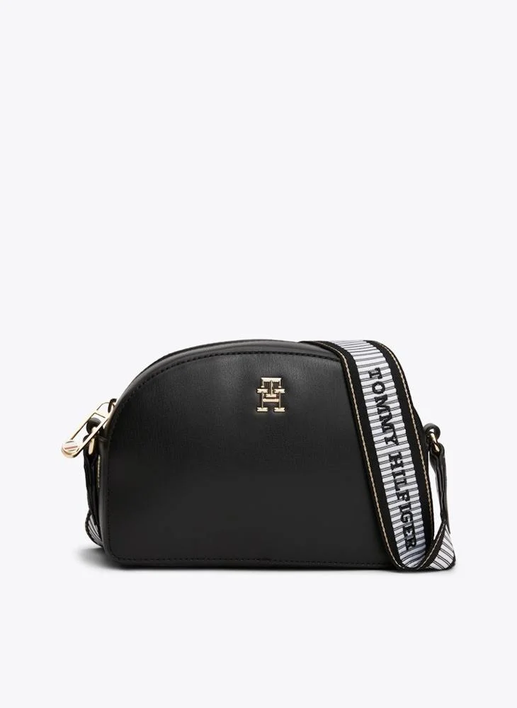 TOMMY HILFIGER Logo Detailed Zip Over Crossbody