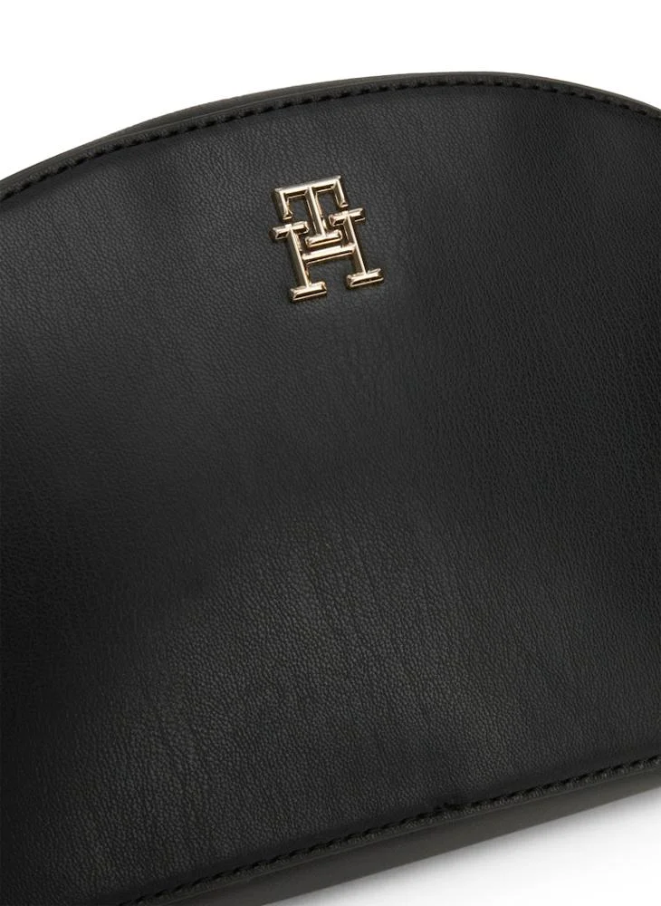 TOMMY HILFIGER Logo Detailed Zip Over Crossbody