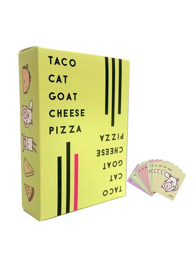 Party Games Taco Cat Goat Cheese Pizza Cards Solitaire Party Games Toys  - Image 1