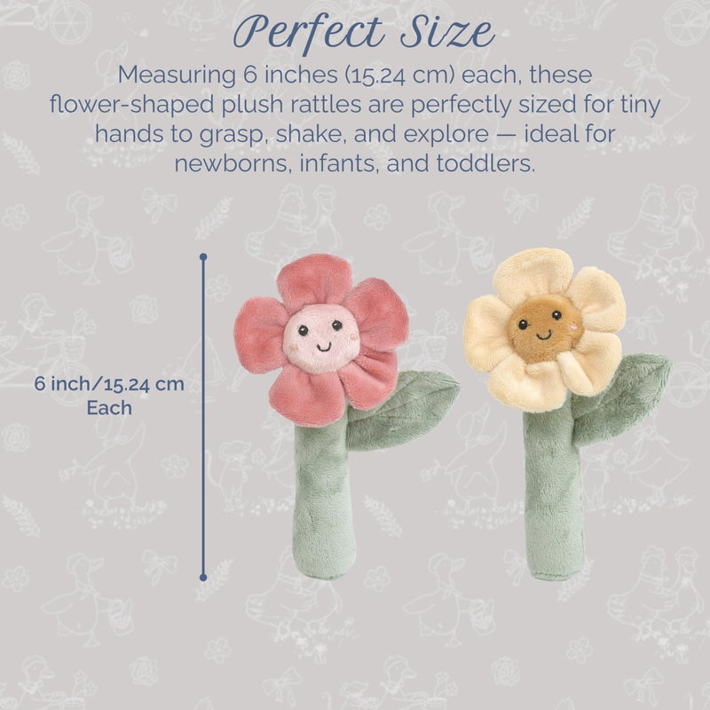 MON AMI Flower Pal Doll Stuffed Toy â€“ 7.5 Inches | Soft Flower Plush Toy | Nursery Room DÃ©cor & Playtime Toy for All Ages - Image 3