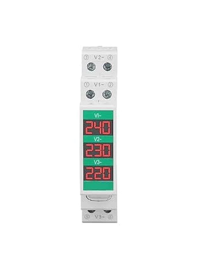 Three Phase Energy Meter 380V 100A Kwh Power Factor Meter Din Rail Mount - Image 1