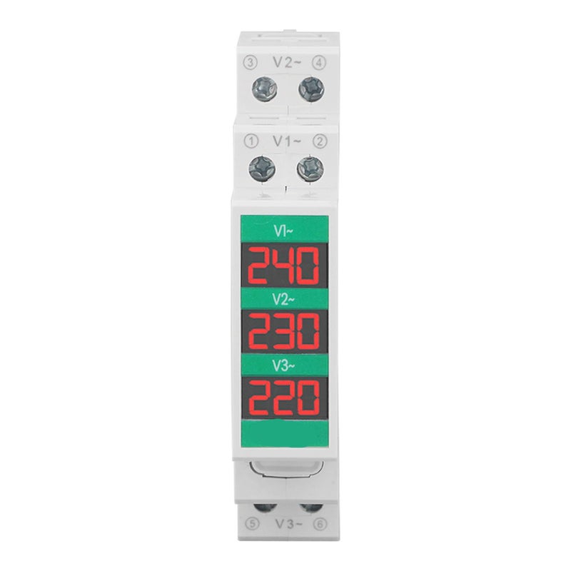 Three Phase Energy Meter 380V 100A Kwh Power Factor Meter Din Rail Mount - Image 2