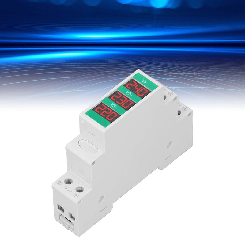 Three Phase Energy Meter 380V 100A Kwh Power Factor Meter Din Rail Mount - Image 4