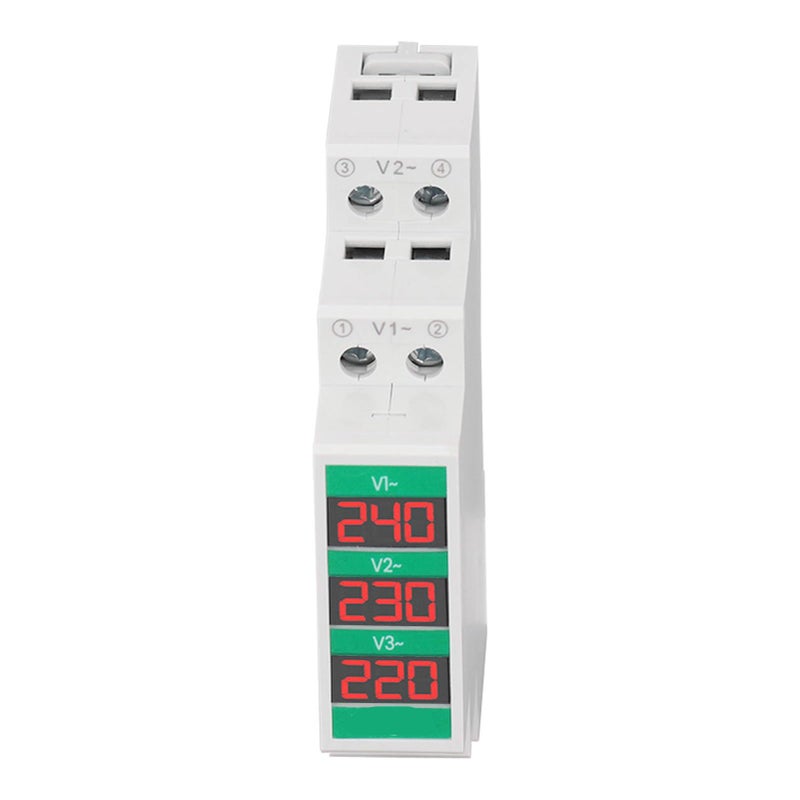 Three Phase Energy Meter 380V 100A Kwh Power Factor Meter Din Rail Mount - Image 3