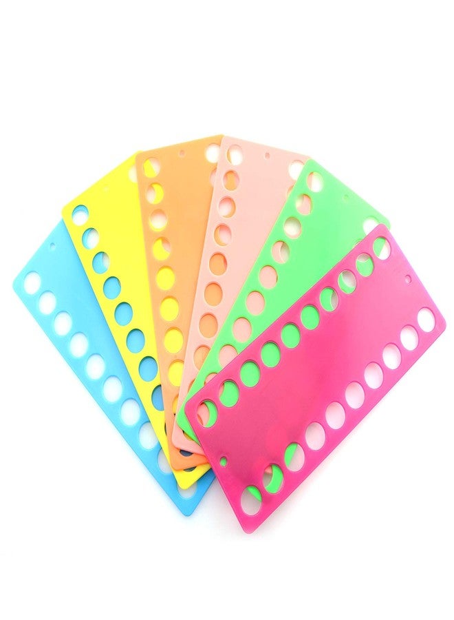 Tegg منظم خيوط التطريز تيغ 6 قطع 20 موضع لوح لف خيوط التطريز الملونة حامل خيوط الكروس ستش أداة تخزين - Image 1