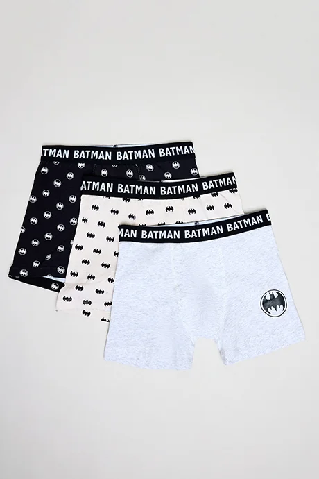 أر أند بي 3 Pack Batman Print Boxer Briefs