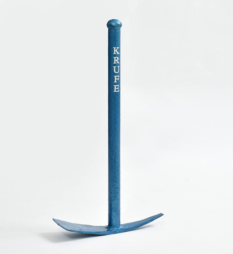 KRUFE® Heavy Duty Hoe and Pick Axe Garden Tool | Robust Metal Construction with Ergonomic Handle | Ideal for Breaking, Cultivating Soil | Perfect for Gardeners, Landscapers, and Farmers Seeking - Image 1