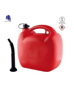 PVC Jerry Can PVC Fuel Can Container for Oil Petrol Diesel Storage Moving Red Cans, UN Regulations Approved Heavy Duty Backup Petrol Tanks Mount for Motorcycle SUV ATV Most Cars (20 Ltr)  - Image 3