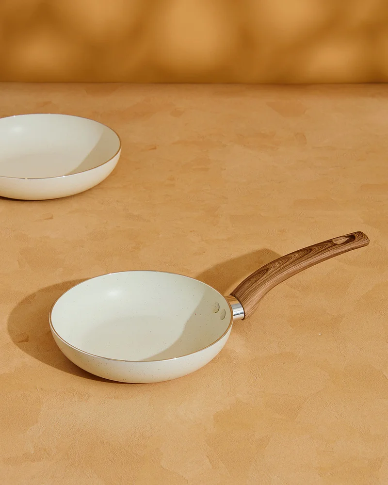 REDTAG Beige Aluminum Non Stick Fry Pan (18Cm)