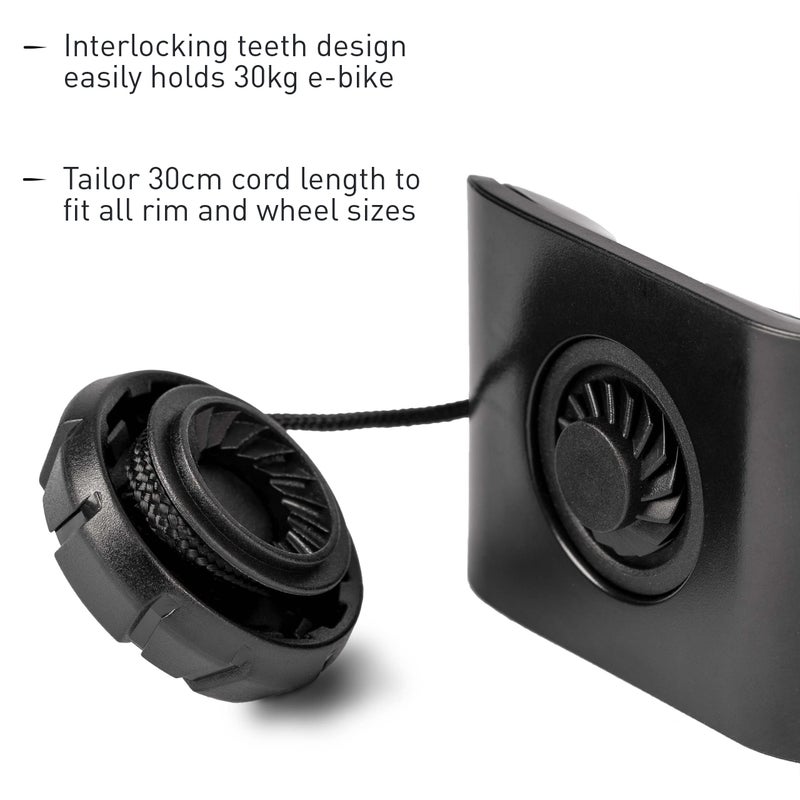 Hornit CLUG PRO | Wall Mounted Bike Rack | Roadie | Secured by FIDLOCK | Easy to Install - Image 4