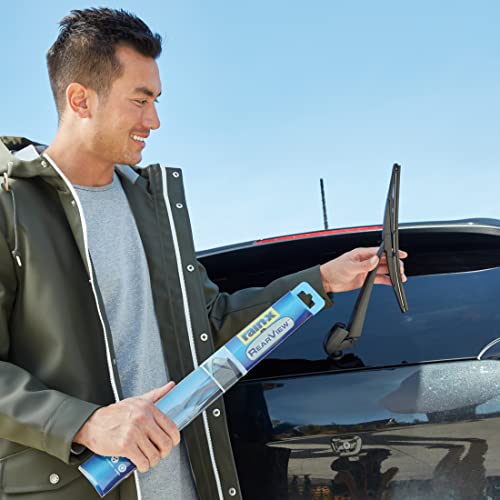 Rain-X 850035 RearView 12-1 Rear Wiper Blade, 12 Inch Conventional Rear Wiper Blade, Fits J-Hook (Pack Of 1), Automotive Replacement Wiper Blades That Meet Or Exceed OEM Quality And Design Standards - Image 4