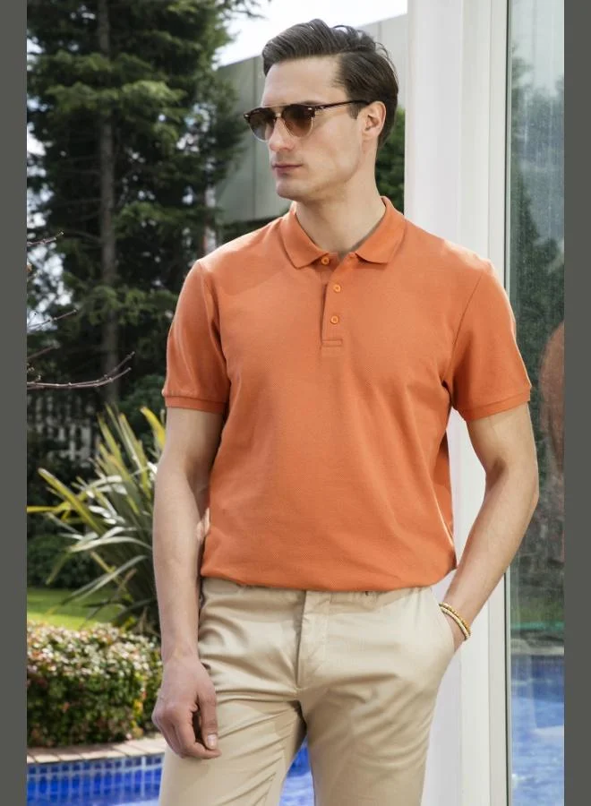 Buratti  Buratti Cotton Regular Fit Button-Down Polo Collar T-Shirt Men's POLO COLLAR T-SHIRT 5902127 for Men | Best Price UAE