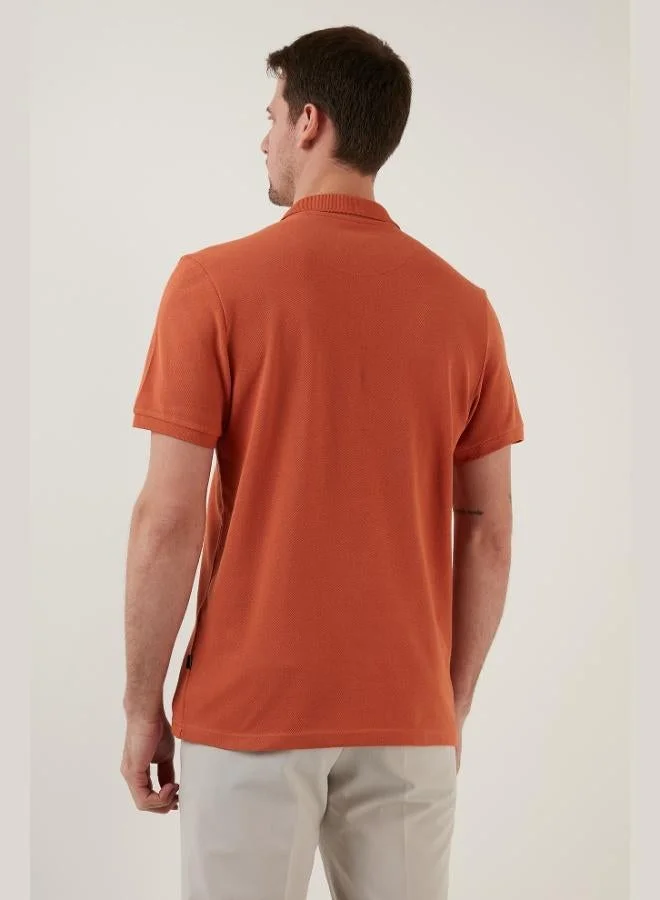 Buratti  Buratti Cotton Regular Fit Button-Down Polo Collar T-Shirt Men's POLO COLLAR T-SHIRT 5902127 for Men | Best Price UAE