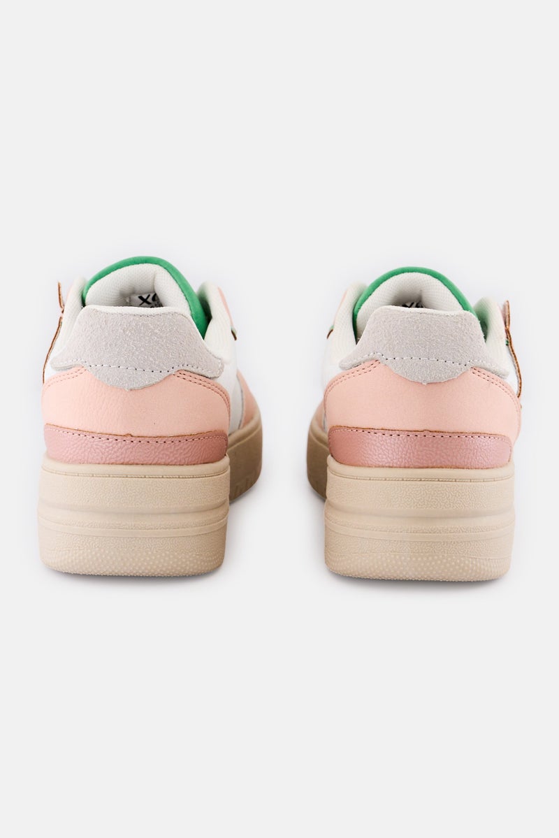 XOXO Women Lace Up Casual Shoes, Multicolor - Image 4