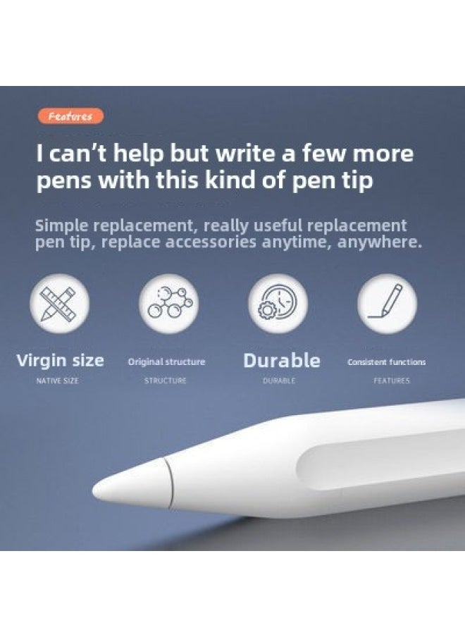 Apple Pen Tip Is Suitable For Apple Pencil First And Second Generation Ipad Stylus Apple Replacement Original Pen Head-Specifications:Apple Pencil Nib