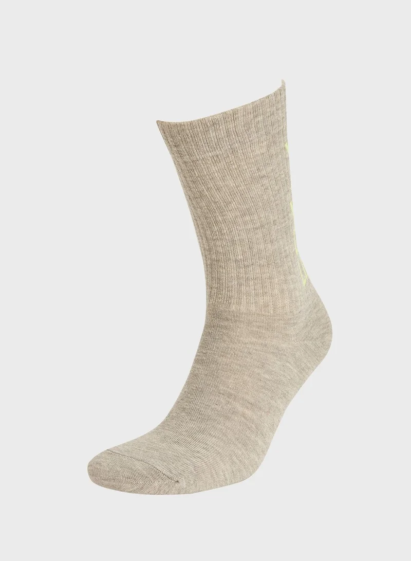 DeFacto 3 Pack Assorted Ankle Socks