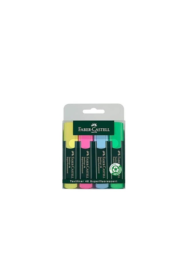 FABER-CASTELL Faber-Castell Classic Highlighter Wallet Of 4  - Image 1