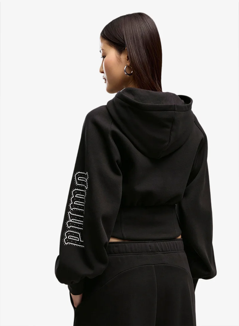 Puma Street Glam Bedazzled Hoodie