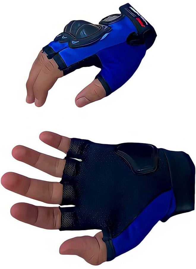 Generic Faux Leather Half Finger Gloves  - Image 2