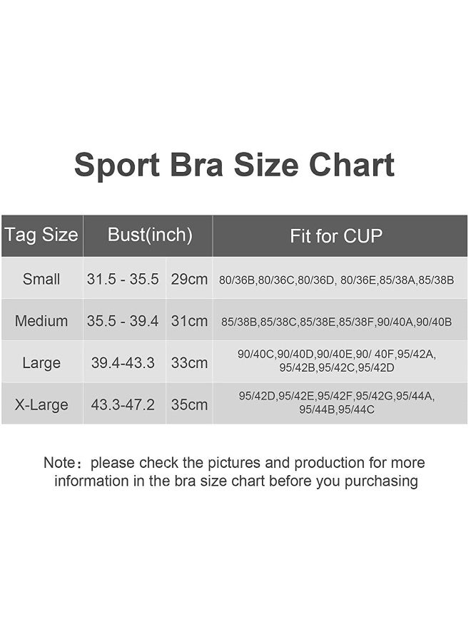 2 Pieces Lace Vest Bra Seamless Front Cross Bras Adjustable Side Buckle Bra for Women Gym Wearing, Beige, Black (XL) - Image 3