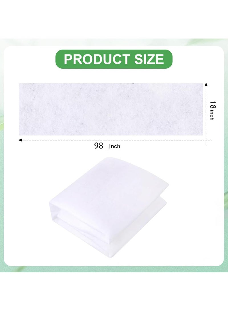 Air Vent Filter Set 98'' x 18'' Electrostatic Media With 158" of Installation Tape 20+ Filters per Roll for HVAC, AC & Heating Intake Registers to Reduce Dust and Allergy (Roll, 18''*98'')  - Image 2