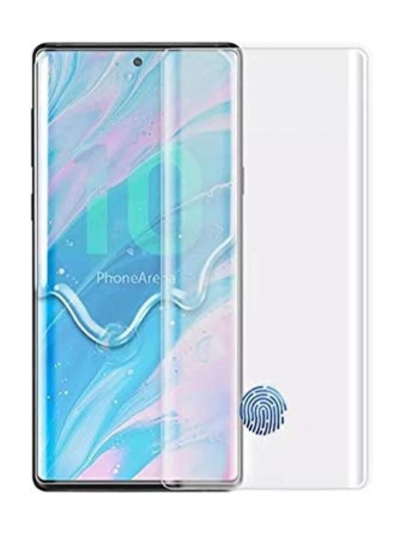 Generic For samsung note 20 ultra Nano Optics UV Light Curved Glass Screen Protector Full Glue - Clear  - Image 1