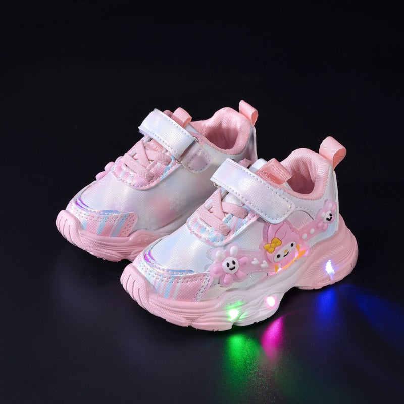 Mesh Sneakers Lightweight Flexible Sole Walking Shoes For Kids Indoor And Outdoor Activities - Image 1