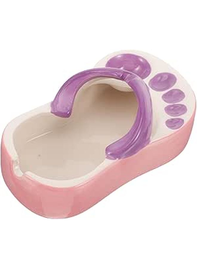 Creative Ceramic Slipper Ashtray Decorative Ash Holder For Home Office Indoor Use - Image 1