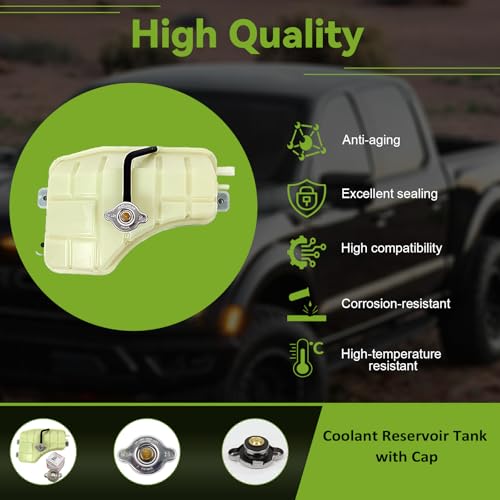 CNS Coolant Reservoir Tank with Cap Compatible with 03 - 06 KIA SORENTO 3.5L (3497cc) DOHC V6 24V, "SIGMA G6AU" - Image 4