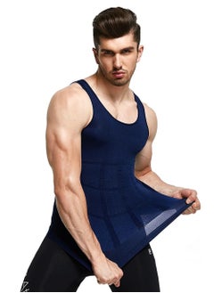 Mens Slimming Body Shaper Vest,Compression Shirts Tummy Control Undershirts - Change in Seconds,Tight Fitting Belly Chest Slimming Vest Blue XL - pzsku/ZBE18A6C48471A83A7EBCZ/45/_/1733555055/794128c4-f0e1-4ba9-9168-863f2ce5a1d6