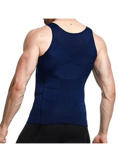 Mens Slimming Body Shaper Vest,Compression Shirts Tummy Control Undershirts - Change in Seconds,Tight Fitting Belly Chest Slimming Vest Blue XL - pzsku/ZBE18A6C48471A83A7EBCZ/45/_/1733555076/e28951f3-e724-40f7-9366-1bbd5ebf33dc