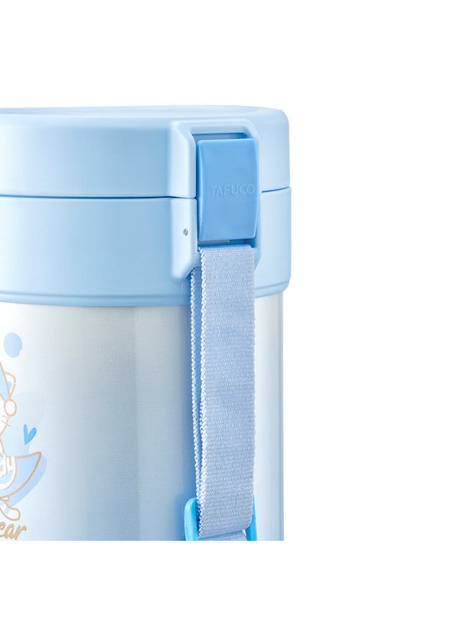 Tafuco Insulated Lunch Box, 316 Stainless Steel Multi-layer Insulated Food Container, Student Lunch Box, 2.0l Quiet Blue T5605 - Image 5