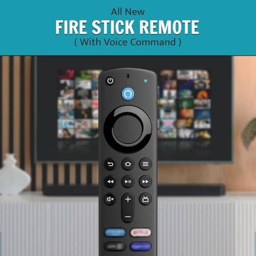 smashtronics Replacement Voice Remote Control For AMZ Flre TV Stick (3Rd Gen With Case), Black - Image 4