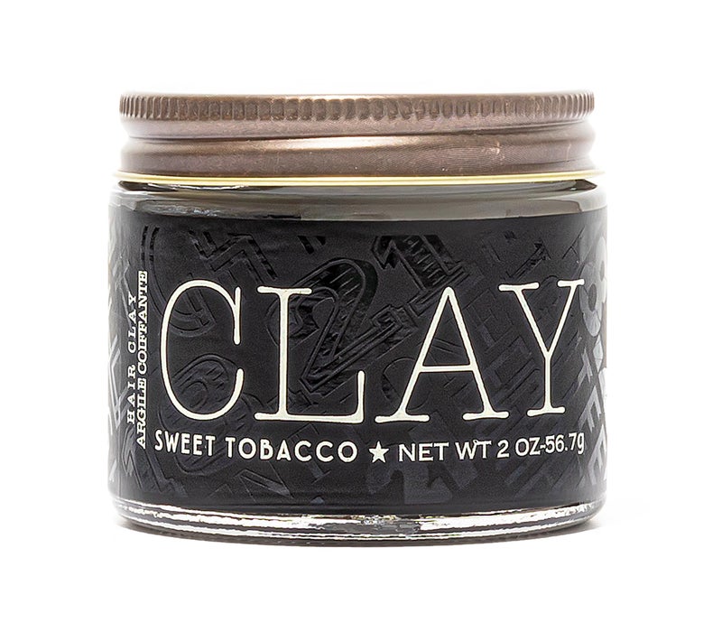 18.21 Man Made 1821 Man Made Hair Styling Clay  2 oz Original Sweet Tobacco Scent Matte Finish - Image 2